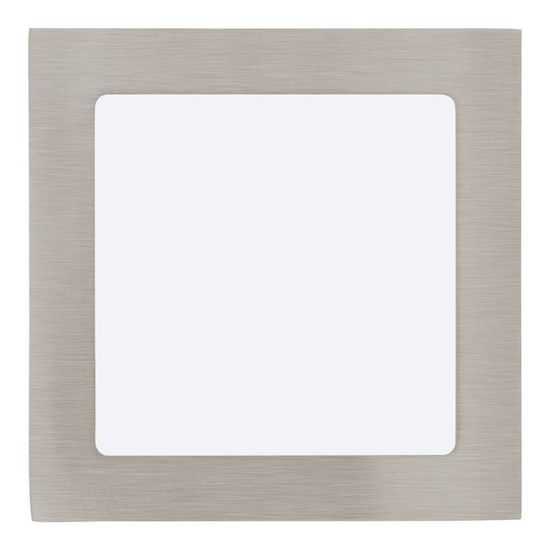 Eglo 68722 FUEVA PRO CCT LED Einbauleuchte 12,5W 170x170mm Nickel-Matt Weiss Steuerbare Lichtfarbe