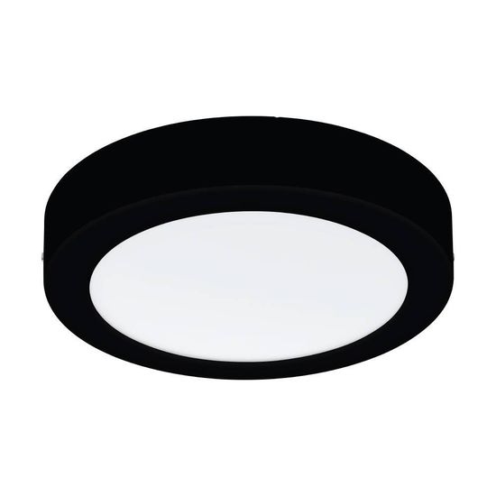 Eglo 68733 FUEVA PRO CCT LED Deckenleuchte 14,5W Ø225mm Schwarz Weiss Steuerbare Lichtfarbe