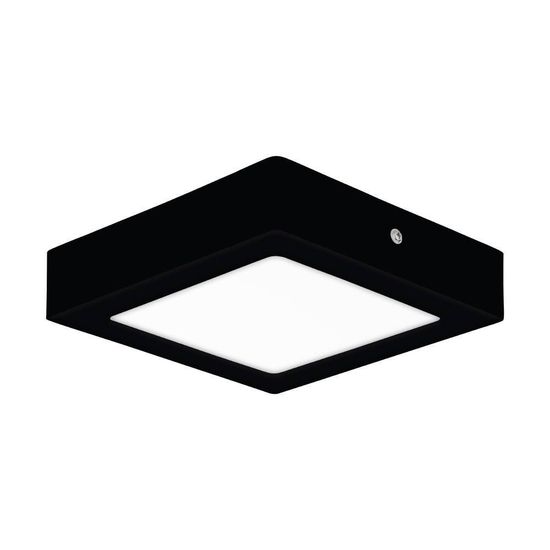 Eglo 68739 FUEVA PRO CCT LED Deckenleuchte 12,5W 170x170mm Schwarz Weiss Steuerbare Lichtfarbe