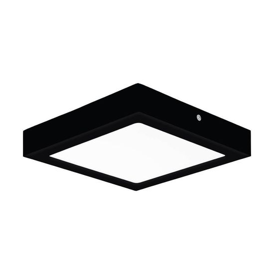 Eglo 68743 FUEVA PRO CCT LED Deckenleuchte 14,5W 225x225mm Schwarz Weiss Steuerbare Lichtfarbe