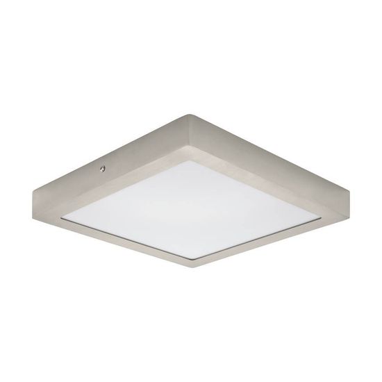 Eglo 68745 FUEVA PRO CCT LED Deckenleuchte 2x10W 300x300mm Nickel-Matt Weiss Steuerbare Lichtfarbe