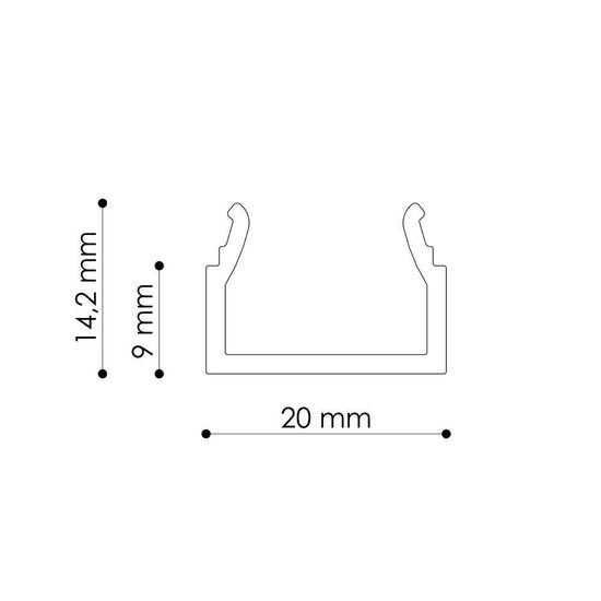 Eglo 69295 LEDLINE20 LOW Profil 3020x20mm