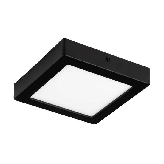 Eglo 75605 IDUN LED Ein-/Aufbauleuchte 9,5W 170x170mm Schwarz Weiss Neutralweiss