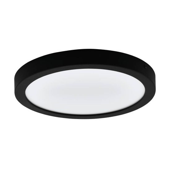 Eglo 75637 IDUN 2 LED Ein-/Aufbauleuchte 15W Ø300mm Schwarz Weiss Neutralweiss
