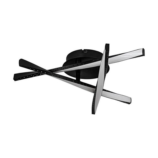 Eglo 75684 ADEJE LED Wand-/Deckenleuchte 12,5W 415x365mm Schwarz Weiss Warmweiss