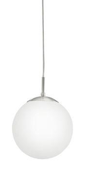 Eglo 85261 Rondo Hängeleuchte E27 Stahl nickel-matt weiss