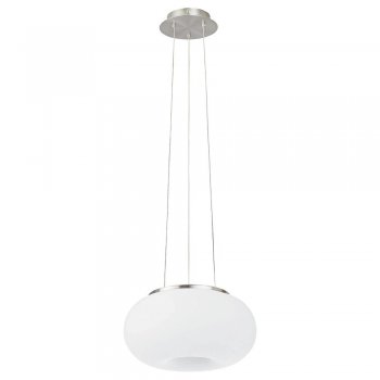 Eglo Hängeleuchte Optica E27 Ø28cm Stahl und Glas