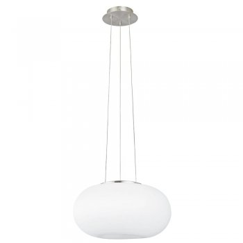 Eglo Hängeleuchte Optica E27 Ø35cm Stahl und Glas