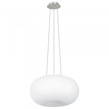 Eglo Hängeleuchte Optica E27 Ø44.5cm Stahl und Glas