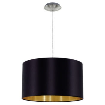 Eglo Pendelleuchte Maserlo Ø38cm E27 schwarz-gold 31599