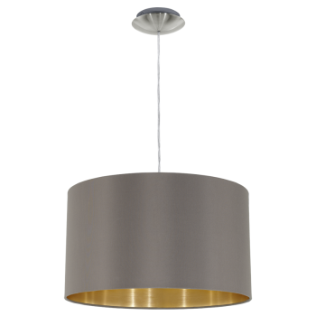 Eglo Pendelleuchte Maserlo Ø38cm E27 cappuccino-gold 31603