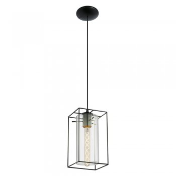 Eglo Hängeleuchte Loncino E27 schwarz