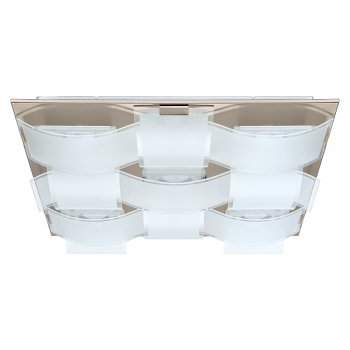 Eglo Deckenleuchte Guadiano GX53 9x7W nickel matt