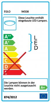Eglo LED Wandleuchte Masiano 4x3.3W alu-gebürstet