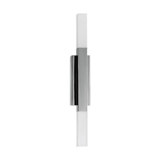 Eglo 900618 ALCUDIA LED Außen-Wand-/Deckenleuchte 2x5,5W Chrom Satiniert Warmweiss IP44