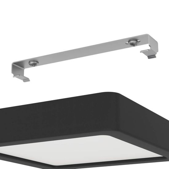 Eglo 900643 FUEVA 5 LED Ein-/Aufbauleuchte 11W 160x160mm Schwarz Weiss Warmweiss IP44