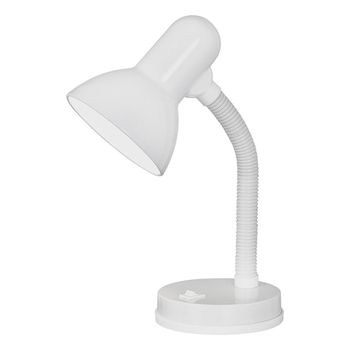 Eglo 9229 Basic Tischleuchte E27 Kunststoff Stahl weiss
