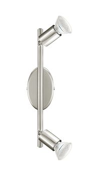 Eglo 92596 Buzz-led LED Spot 2x3W Stahl nickel-matt