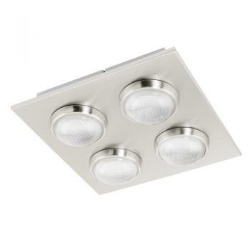 Eglo LED Deckenleuchte Lombes 4x4.5W nickel