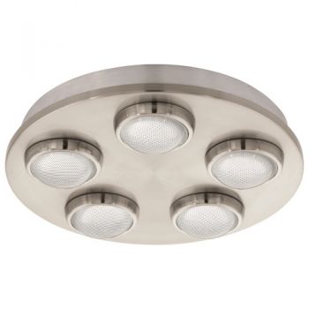 Eglo LED Deckenleuchte Lombes 5x4.2W nickel