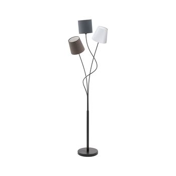 Eglo 94995 Maronda Stehleuchte 3xE14 weiss anthrazit braun