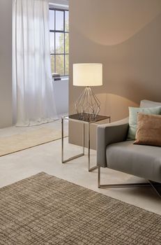 Eglo 95187 Pedregal 1 Tischleuchte E27 Stahl Chrom