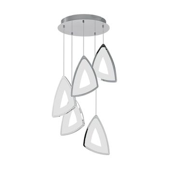 Eglo 95219 Amonde LED Hängeleuchte 5x6W Aluguss Chrom