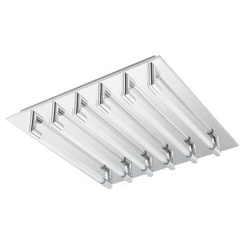 Eglo 95399 Velarde LED Deckenleuchte 6x4W Stahl Chrom