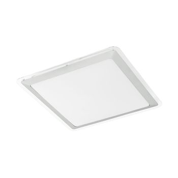 Eglo 95679 Competa 1 LED Deckenleuchte 24W 34x34cm Stahl Weiss