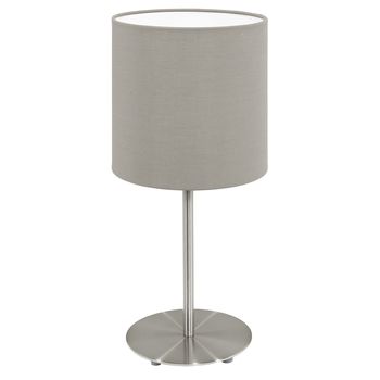 Eglo 95726 Pasteri Schreibtischlampe E14 matt taupe graubraun