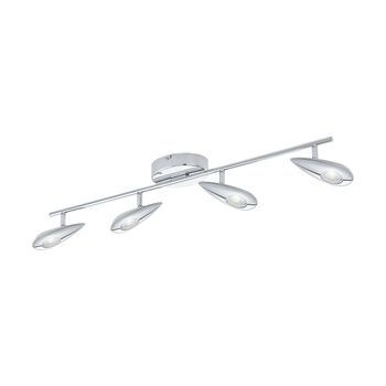 Eglo 95753 Pedregal LED Deckenlampe 4x3,3W Stahl Chrom