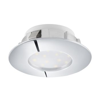 Eglo 95818 Pineda LED Einbauleuchte 1x6W Ø7,8cm Chrom IP44