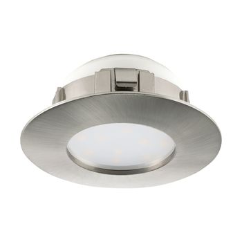 Eglo 95819 Pineda LED Einbauleuchte 1x6W Ø7,8cm Nickel IP44
