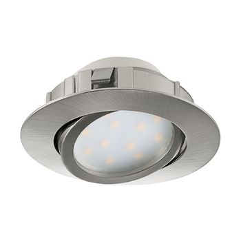Eglo 95849 Pineda LED Einbauleuchte 1x6W schwenkbar Ø8,4cm Nickel