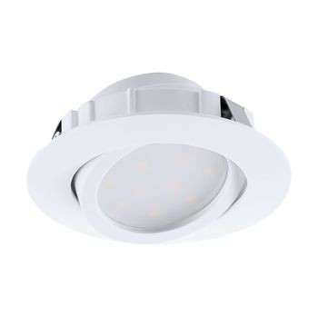 Eglo 95854 Pineda LED Einbauleuchte 1x6W schwenkbar Ø8,4cm Weiss
