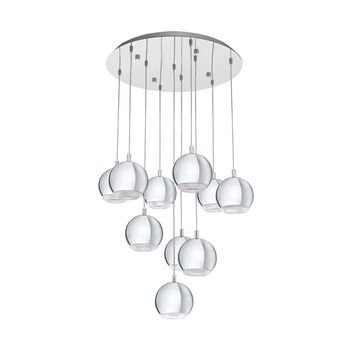 Eglo 95914 Conessa LED Pendelleuchte 10x4W Stahl Chrom