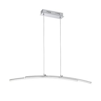 Eglo 96096 Pertini LED Pendelleuchte 2x10,8W Stahl Alu Chrom