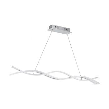 Eglo 96102 Lasana 2 LED Hängeleuchte 3x13W Wellenform Chrom