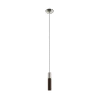 Eglo 96881 Villora Hängeleuchte 5W nickel braun