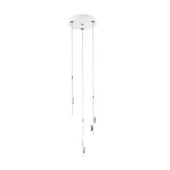 Eglo 96931 Olindra LED Hängeleuchte 6x2,2W weiss chrom satiniert