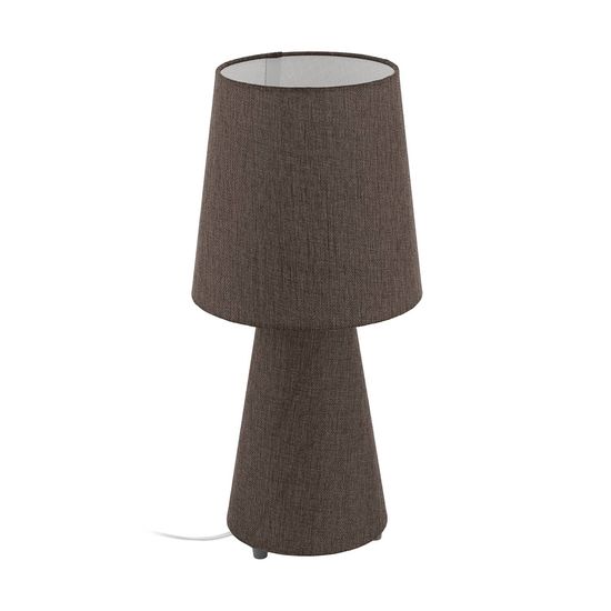 EGLO 97133 CARPARA Tischleuchte braun 2xE27