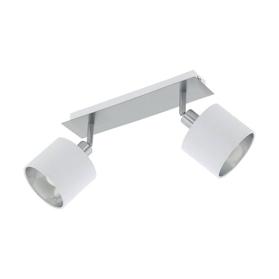 EGLO 97533 VALBIANO Spot-Leuchte silber 2xE14