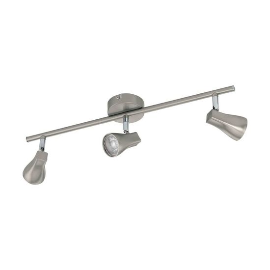 EGLO 97824 TIBERIO 1 LED Spot-Leuchte nickel-matt 3x3W 3000K warmweiss