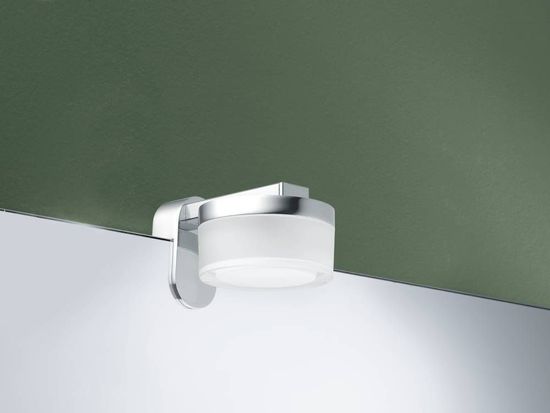 Eglo 97842 ROMENDO LED Wand-/Deckenleuchte 4,5W Spiegelleuchte Badlampe Chrom Satiniert Warmweiss IP44