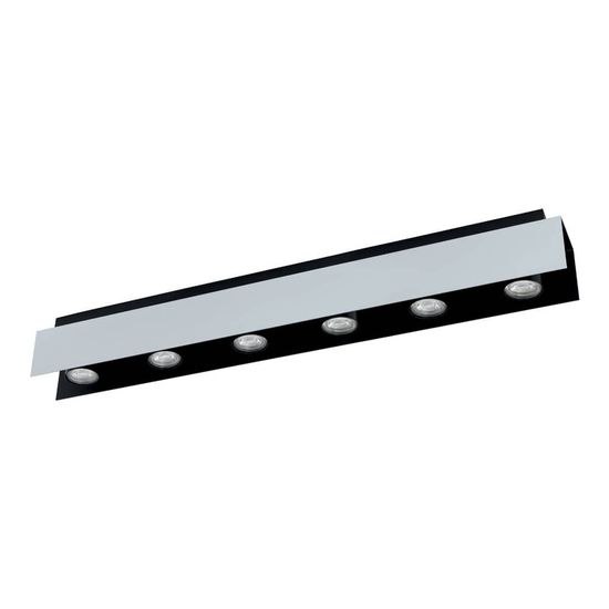 EGLO 97964 VISERBA LED Deckenleuchte Aluminium schwarz GU10 6x5W
