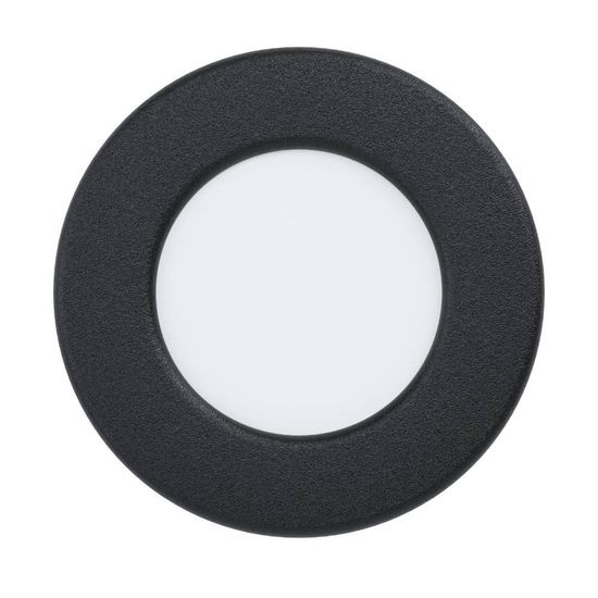 Eglo 99211 FUEVA 5 LED Ein-/Aufbauleuchte 2,7W Einbaustrahler Ø86mm Schwarz Weiss Warmweiss IP44