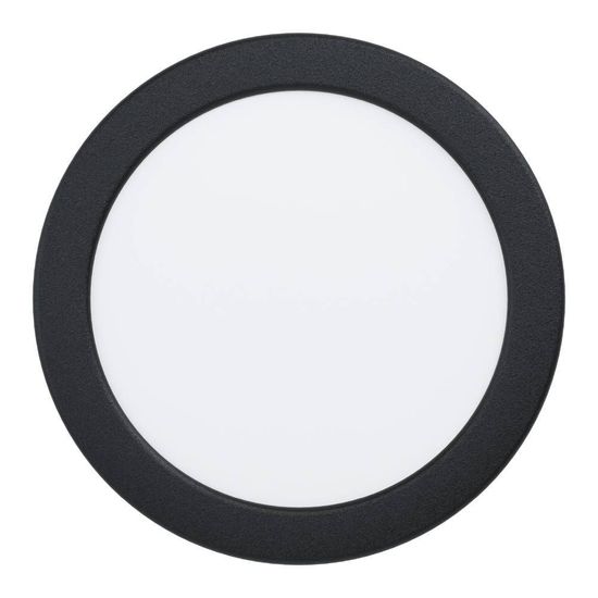 Eglo 99212 FUEVA 5 LED Ein-/Aufbauleuchte 11W Einbaustrahler Ø166mm Schwarz Weiss Warmweiss IP44