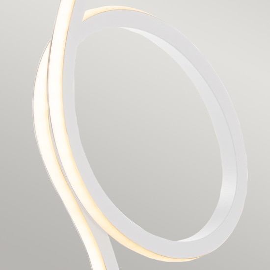 Elstead Flamingo LED Tischleuchte Weiss 6W warmweiss FLAMINGO-TL-WHT
