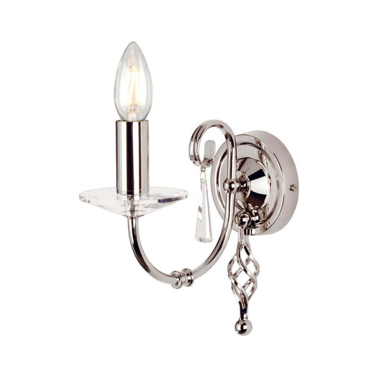 Elstead Aegean Wandleuchte E14 Poliertes Nickel