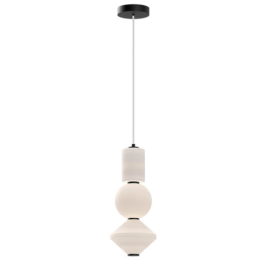 Elstead Bijou LED Pendelleuchte Mattes Schwarz Opal matt